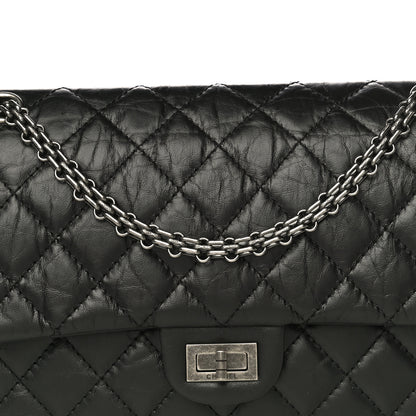 Chanel Aged Calfskin Quilted 2.55 Reissue 226 Flap Black 8 of 10
