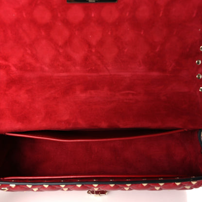 Valentino Garavani Calfskin Rockstud Spike Convertible Shoulder Bag Rosso Valentino 5 of 8