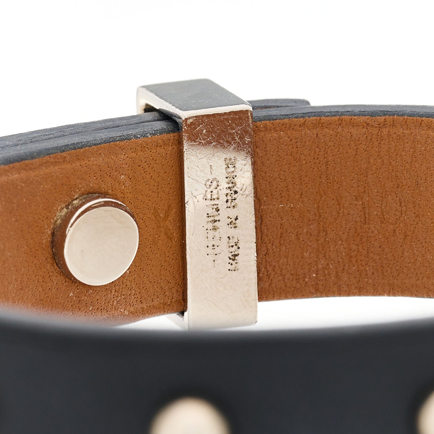 Swift Mini Dog Clous Ronds Bracelet Black