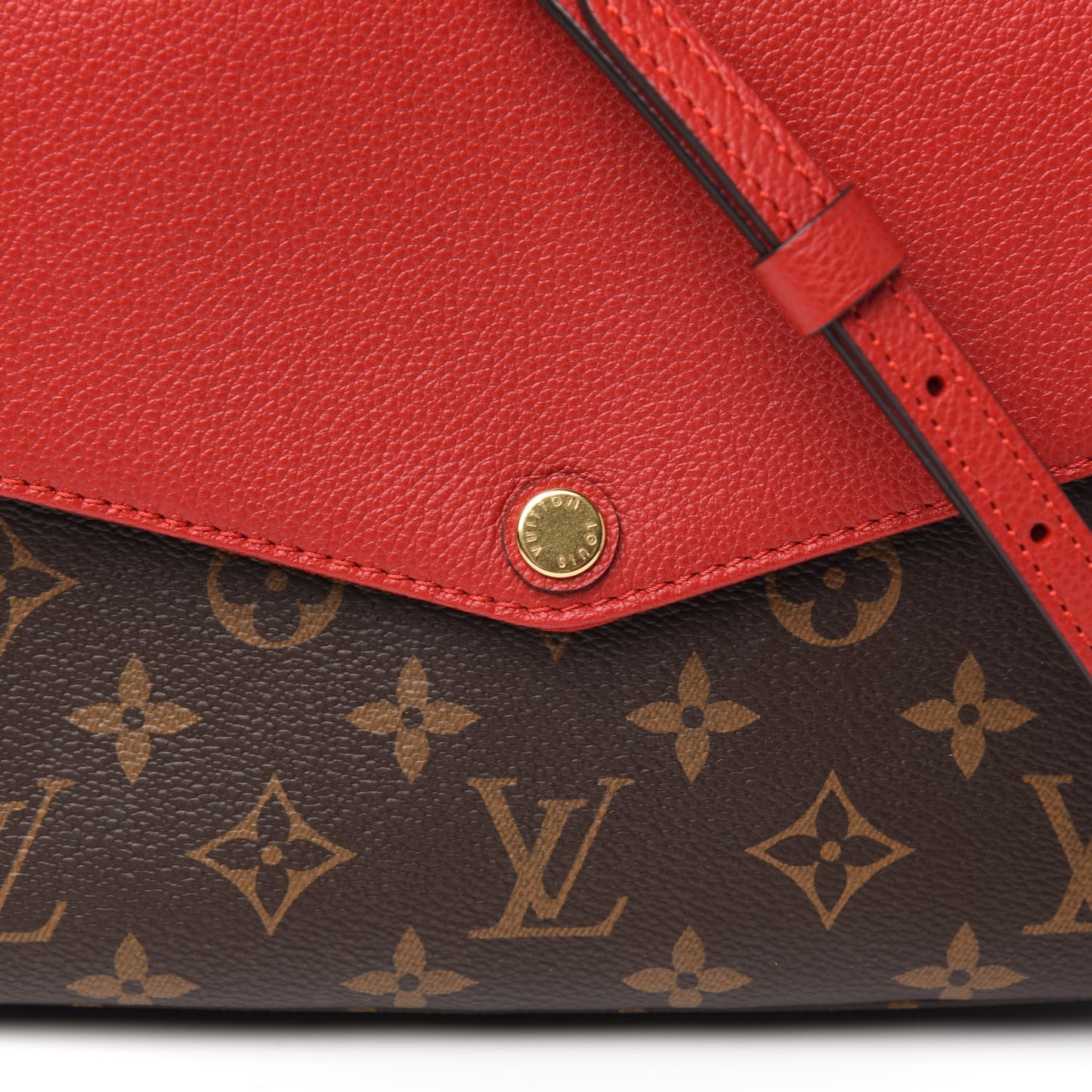 Monogram Twice Pochette Cherry