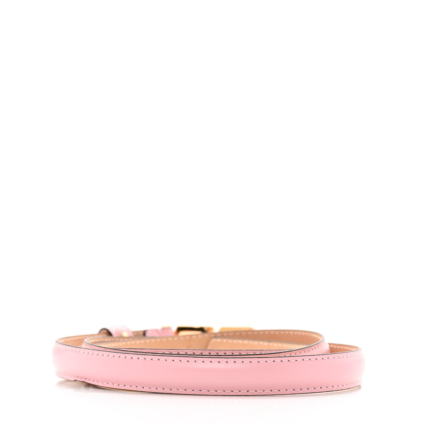 Calfskin Greca Belt 90 36 Baby Pink