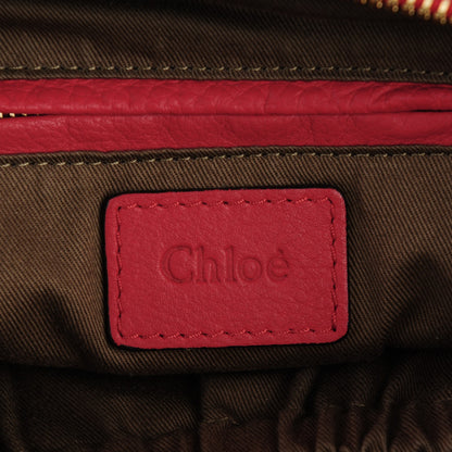 Chloe Calfskin Medium Marcie Satchel Fetish Red 6 of 8