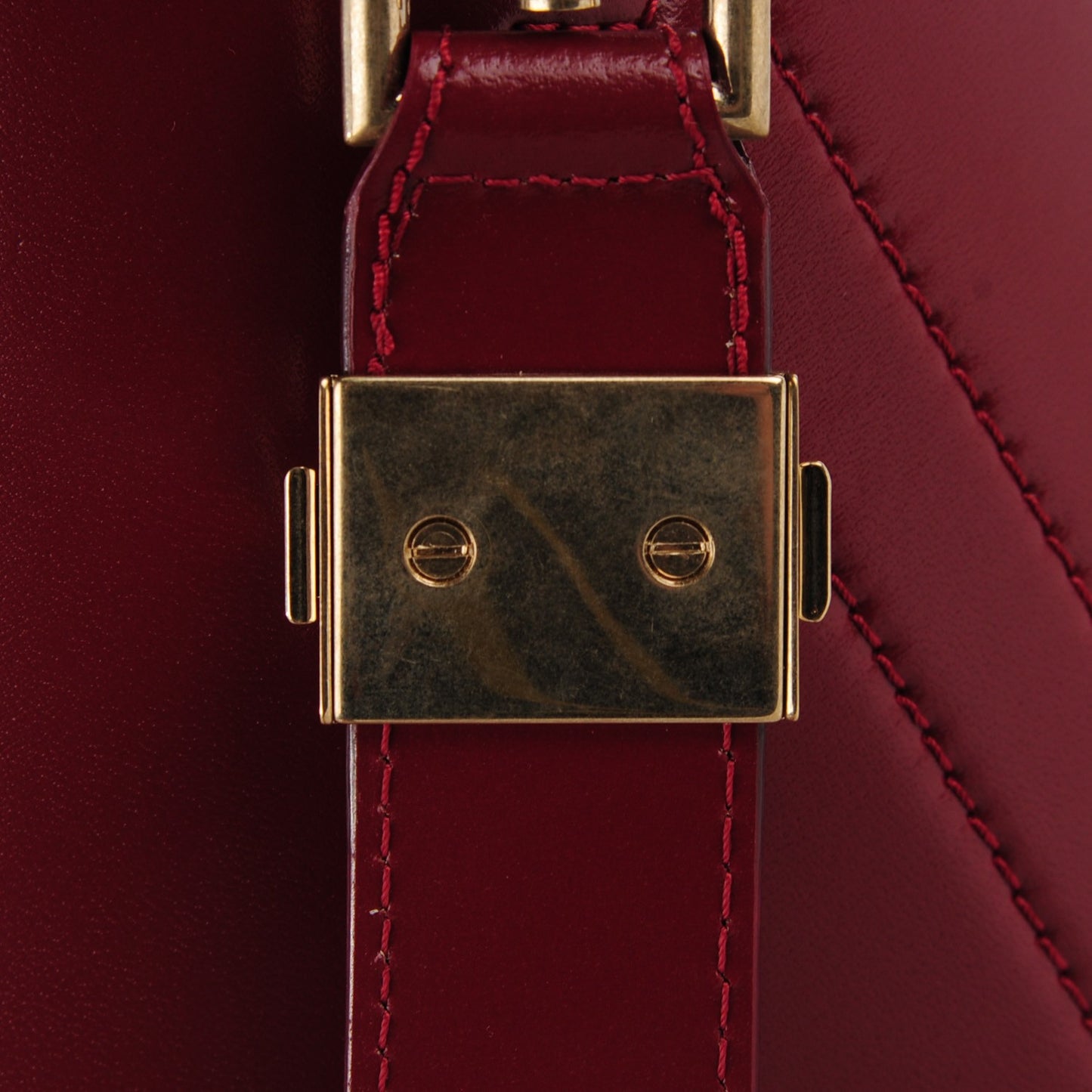 Shiny Lord Calfskin Medium Antigona Burgundy