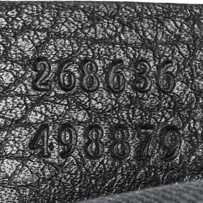 Gucci Denim Monogram Abbey D Ring Hobo Black 7 of 13