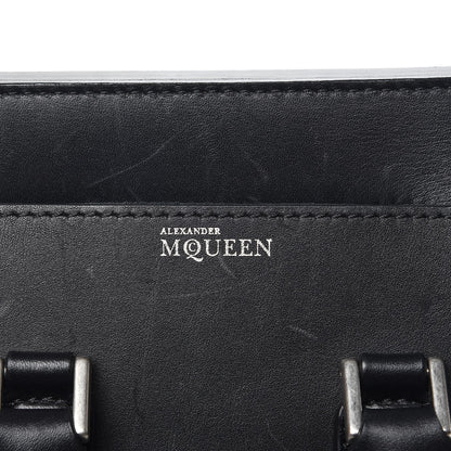 Alexander McQueen Calfskin Pearl Embellished Mini Heroine Black 6 of 9