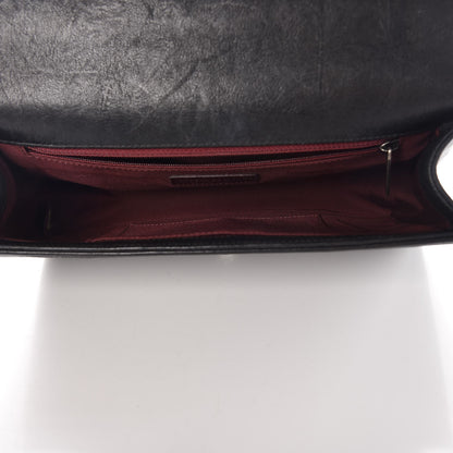 Chanel Crumpled Lambskin Medium Studded Boy Flap Black 5 of 10