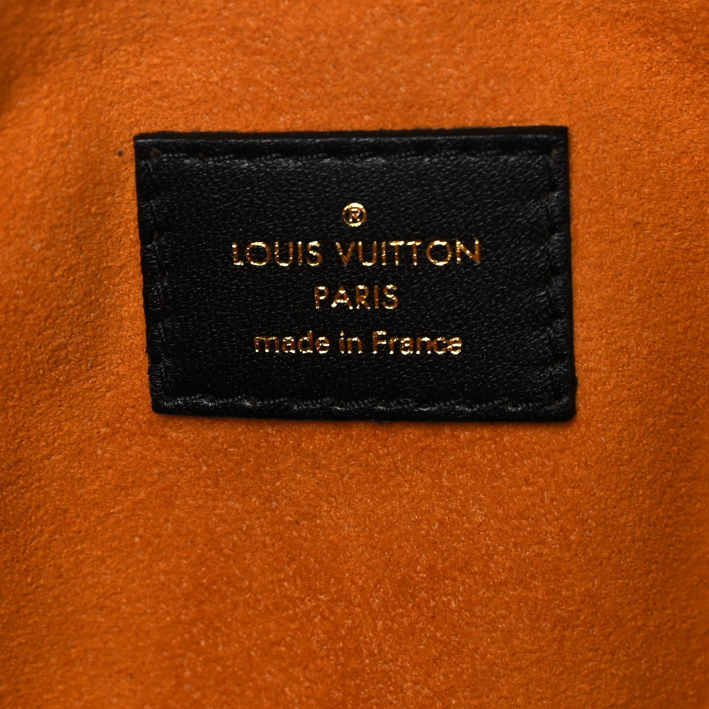 Lambskin Embossed Monogram Coussin MM Black