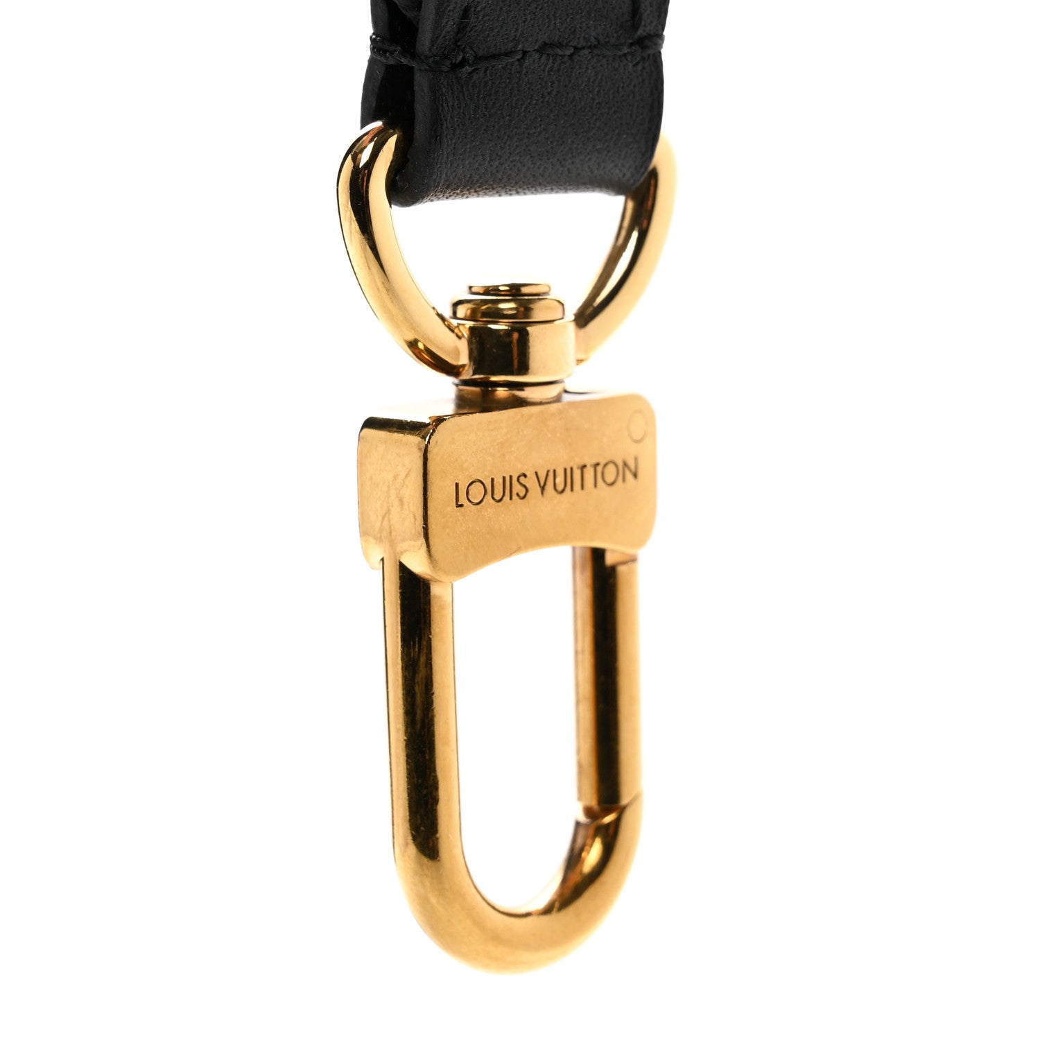 Louis Vuitton Nylon Petite Malle Souple Shoulder Strap Black 4 of 4