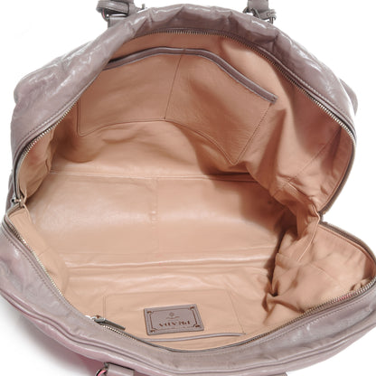 Prada Nappa Antik Bauletto Satchel Argilla 6 of 10