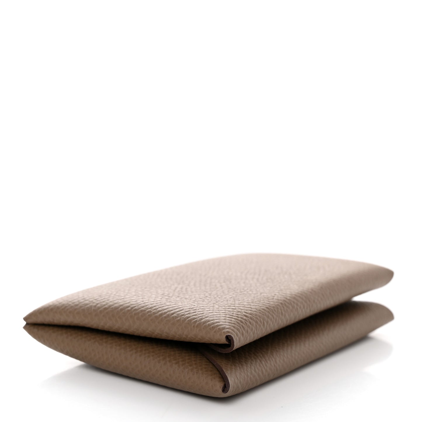 Epsom Calvi Duo Card Case Etoupe