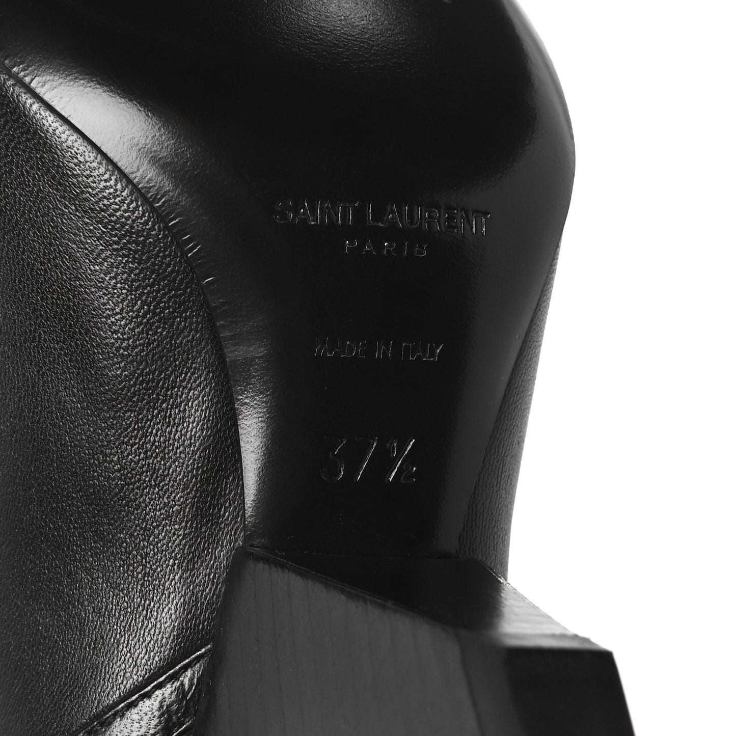 Calfskin Niki 85 Wedge Booties 37.5 Black