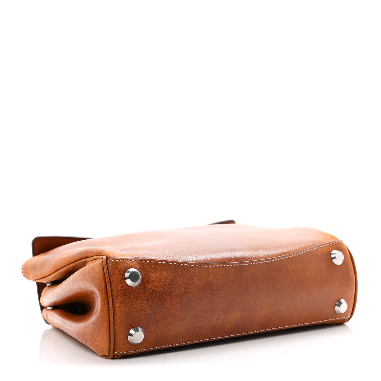 Balenciaga Vegetable Tanned Lambskin Small Rodeo Top Handle Handbag Tan Cowboy 4 of 9
