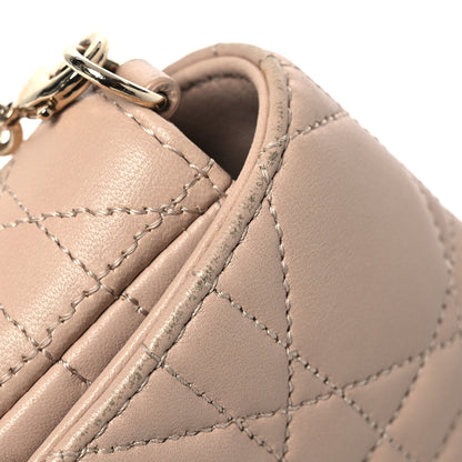 Christian Dior Lambskin Cannage Miss Dior Promenade Pouch Beige 15 of 17