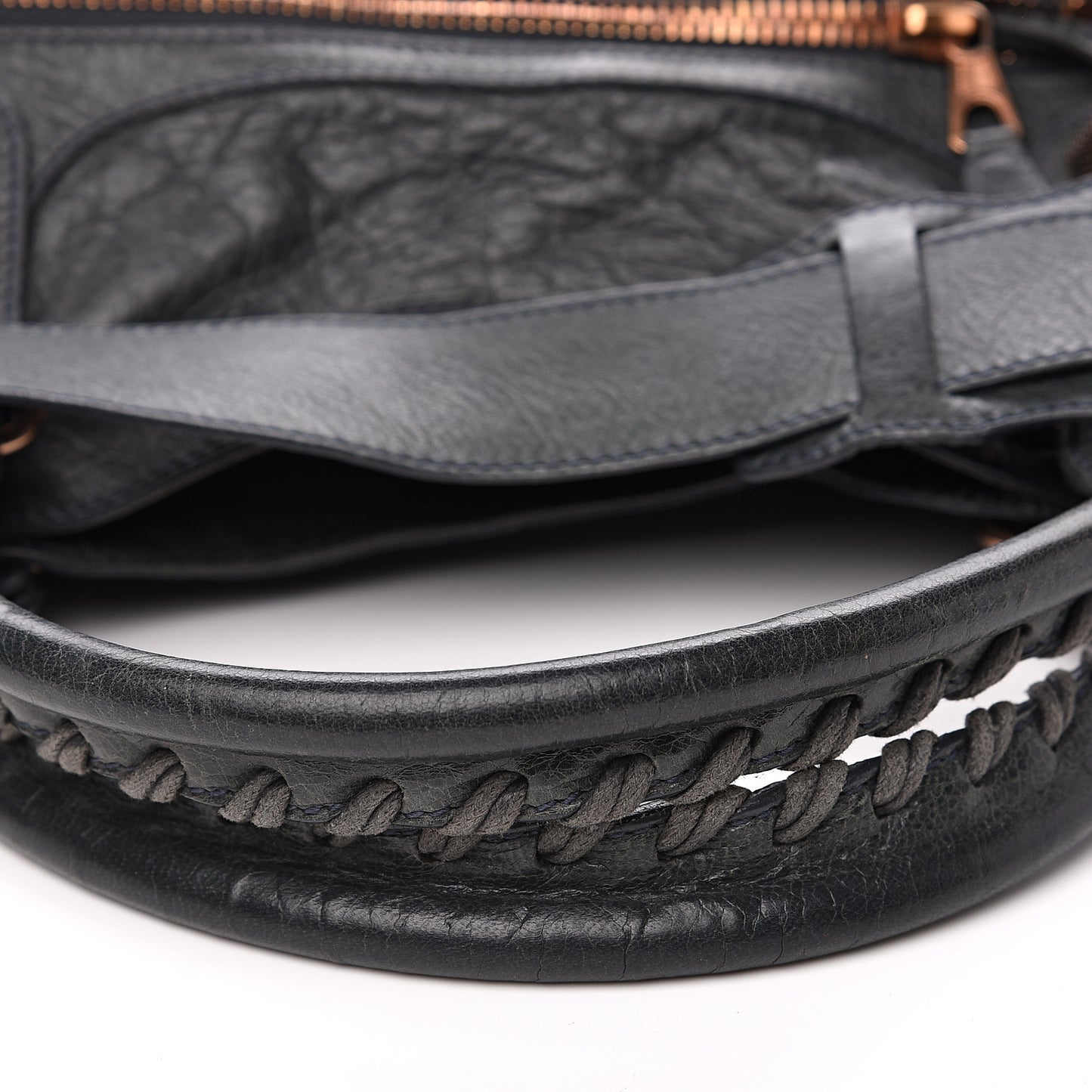 Agneau Giant 21 Rose Gold Hardware City Anthracite