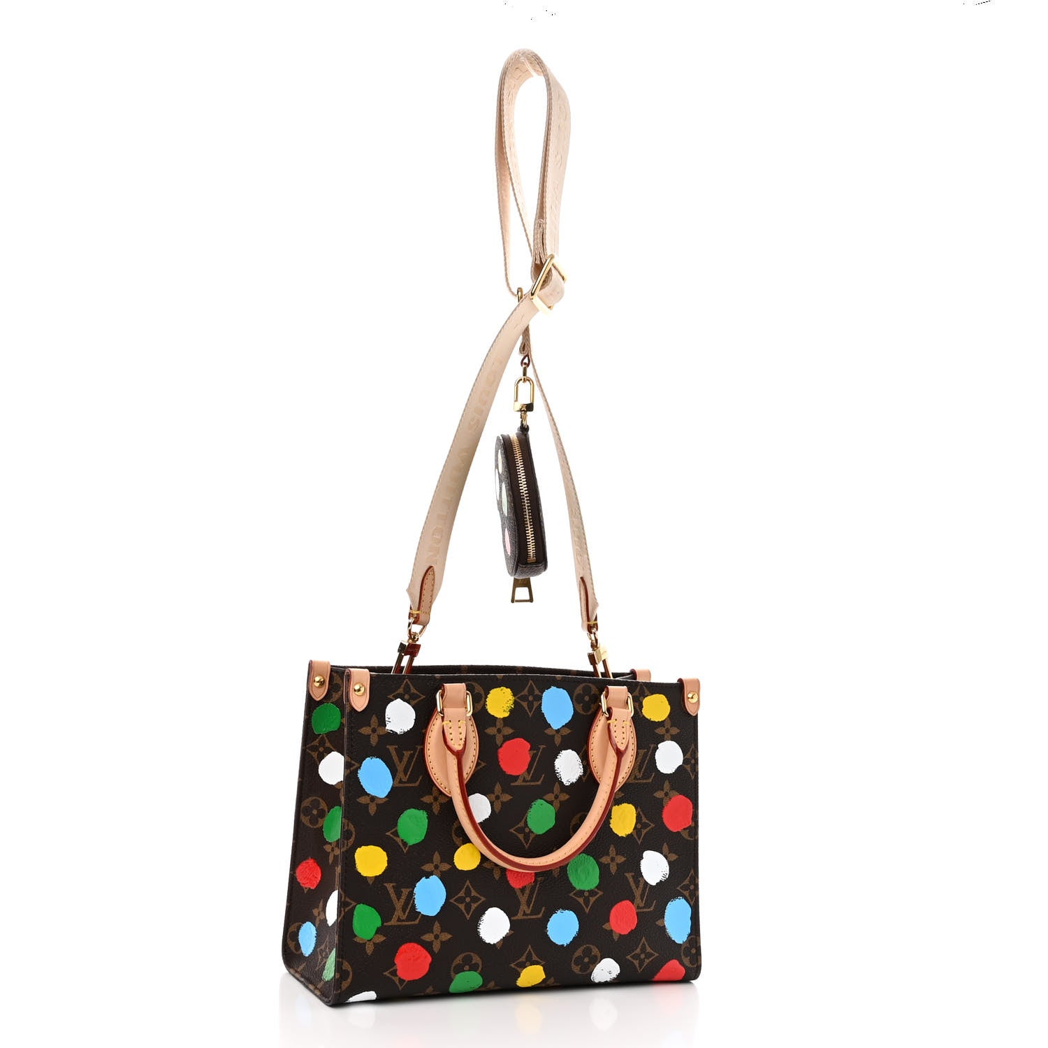 Louis Vuitton LV X YK Monogram Dots Onthego PM Multicolor 3 of 9