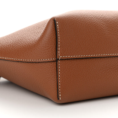 Celine Grained Calfskin Triomphe Mini Cabas Anais Tan 9 of 11