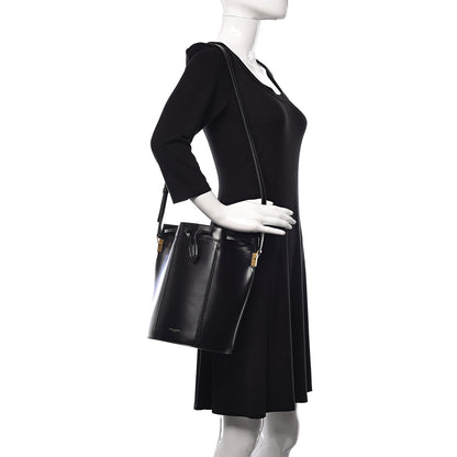 Saint Laurent Smooth Calfskin Medium Talitha Bucket Bag Black 2 of 10