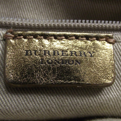 Burberry Leather Flat Portrait Tote Gold 9 of 11