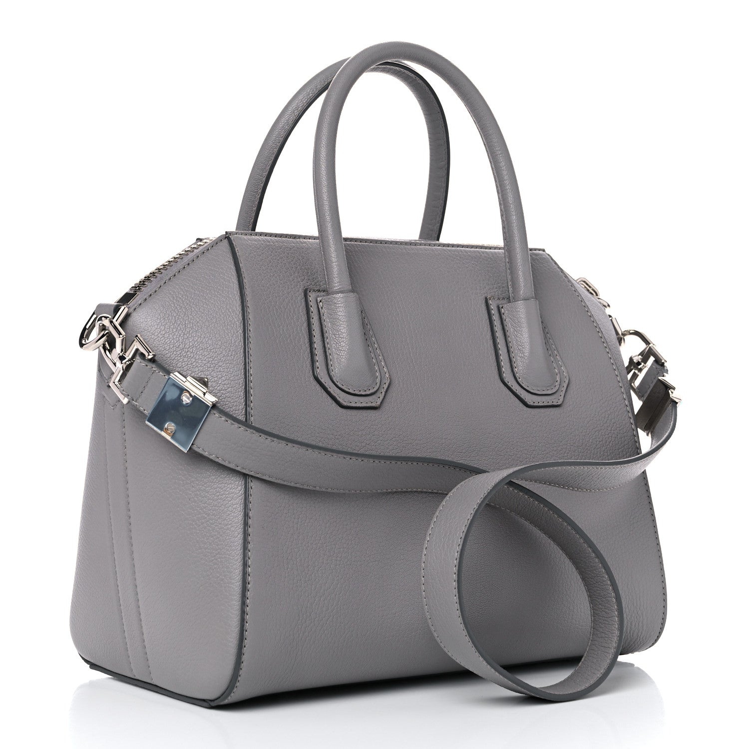 Givenchy Sugar Goatskin Small Antigona Pearl Grey 3 of 12