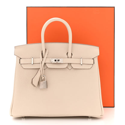 Hermes Togo Birkin 25 Craie 11 of 11