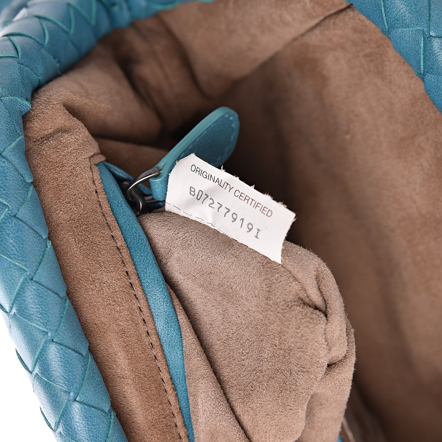 Nappa Intrecciato The Lauren 1980 Clutch Aqua