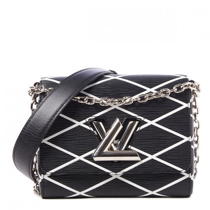Louis Vuitton Epi Malletage Twist Shoulder Bag PM Black 1 of 8