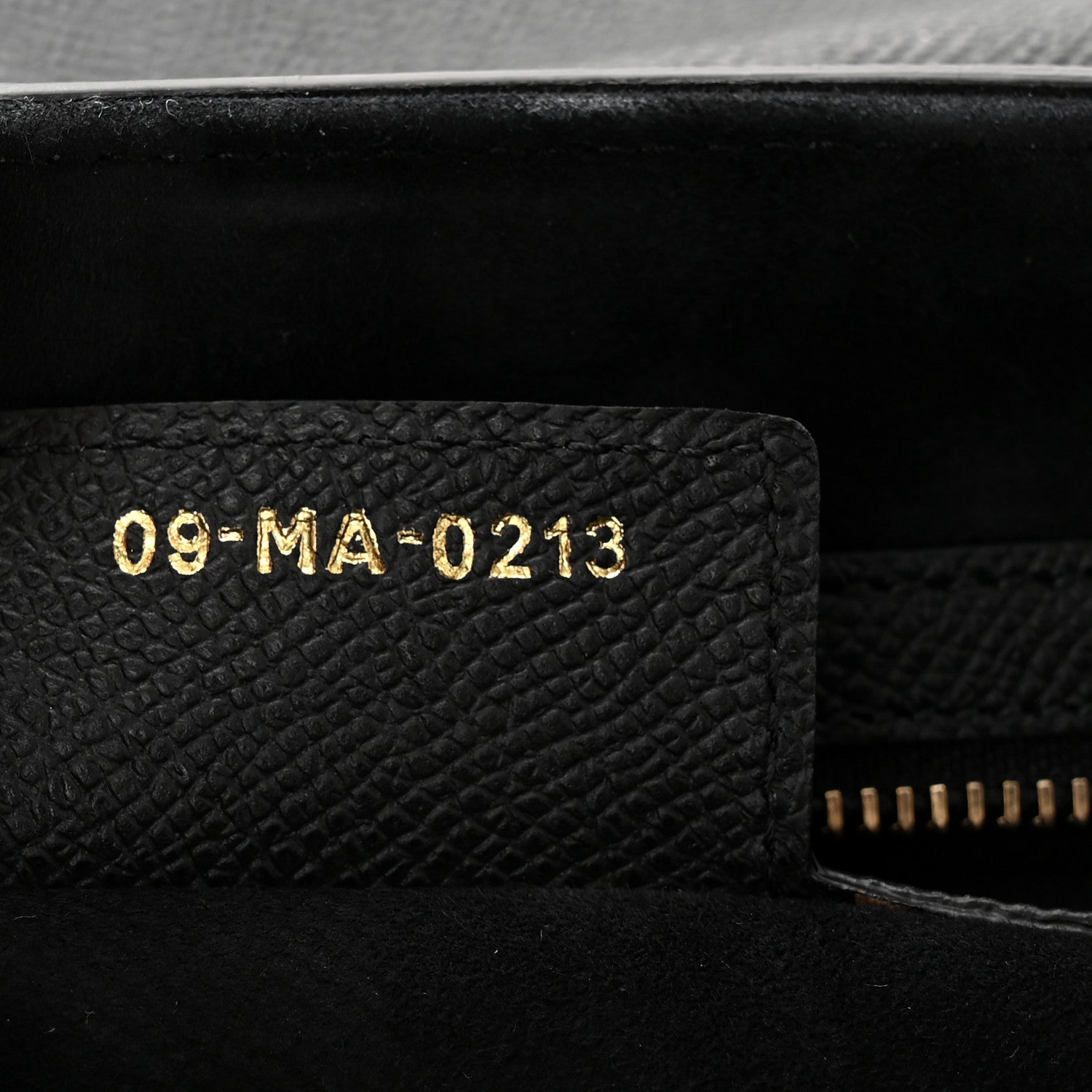 Christian Dior Grained Calfskin Bag With Strap Black 7 of 11