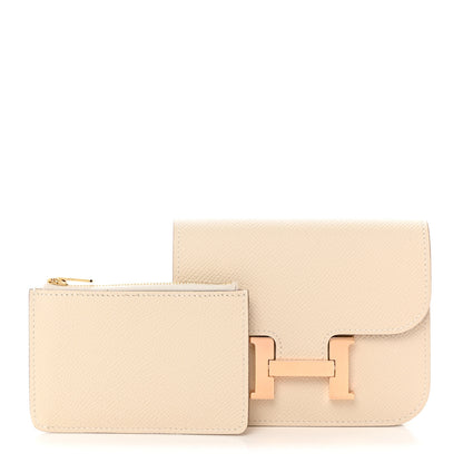 Hermes Epsom Constance Slim Wallet Craie 1 of 8