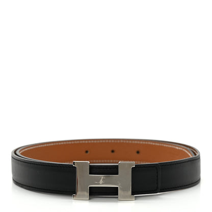 Hermes Swift Epsom 24mm Mini Constance H Belt 75 Black Gold 1 of 6