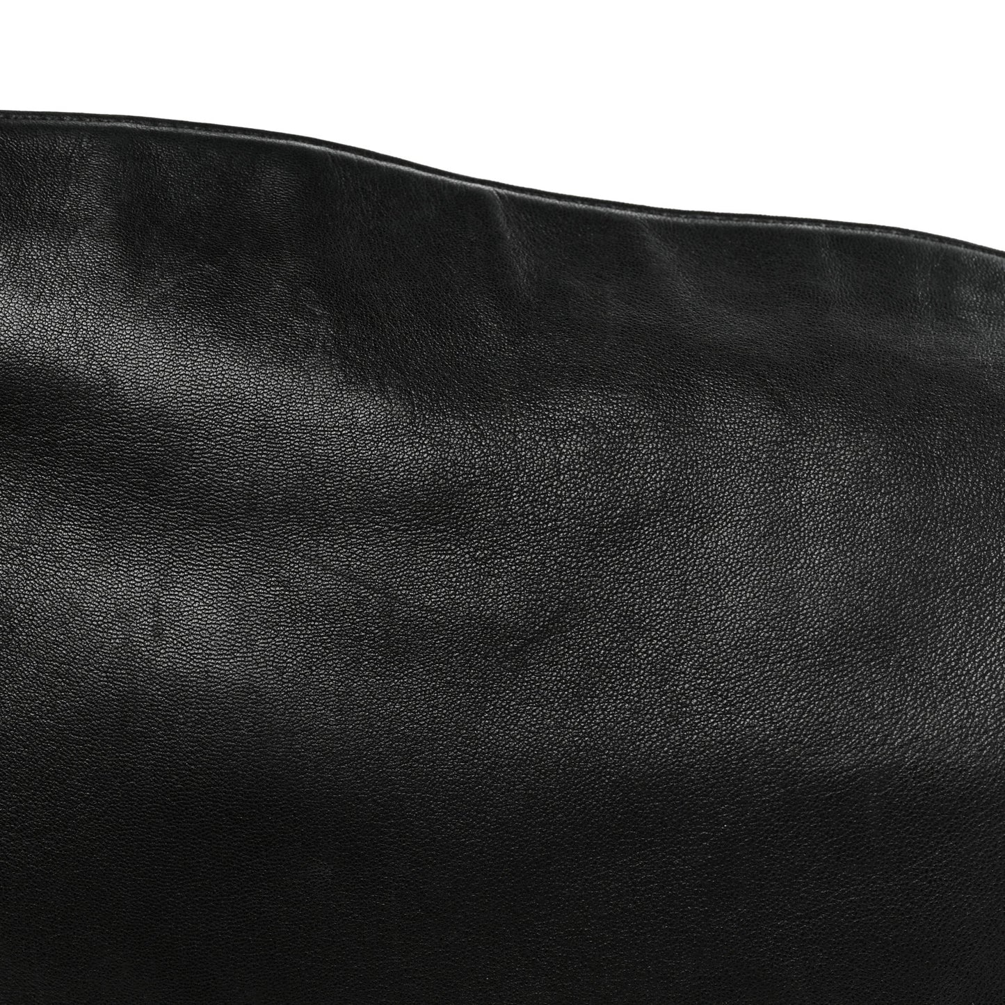 Lambskin Large Ultimate Soft Tote Black