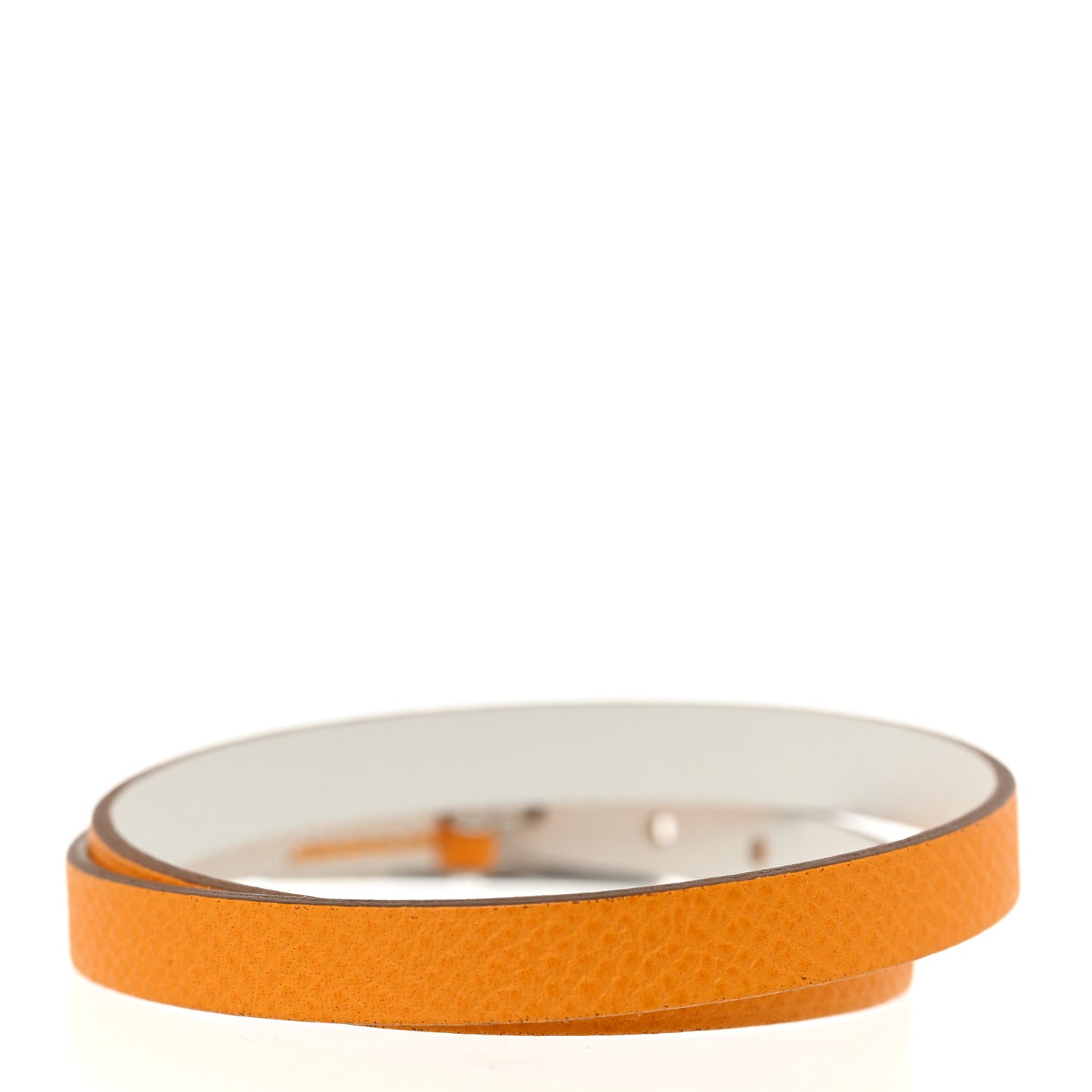 Epsom Behapi Double Tour Bracelet M White Mango
