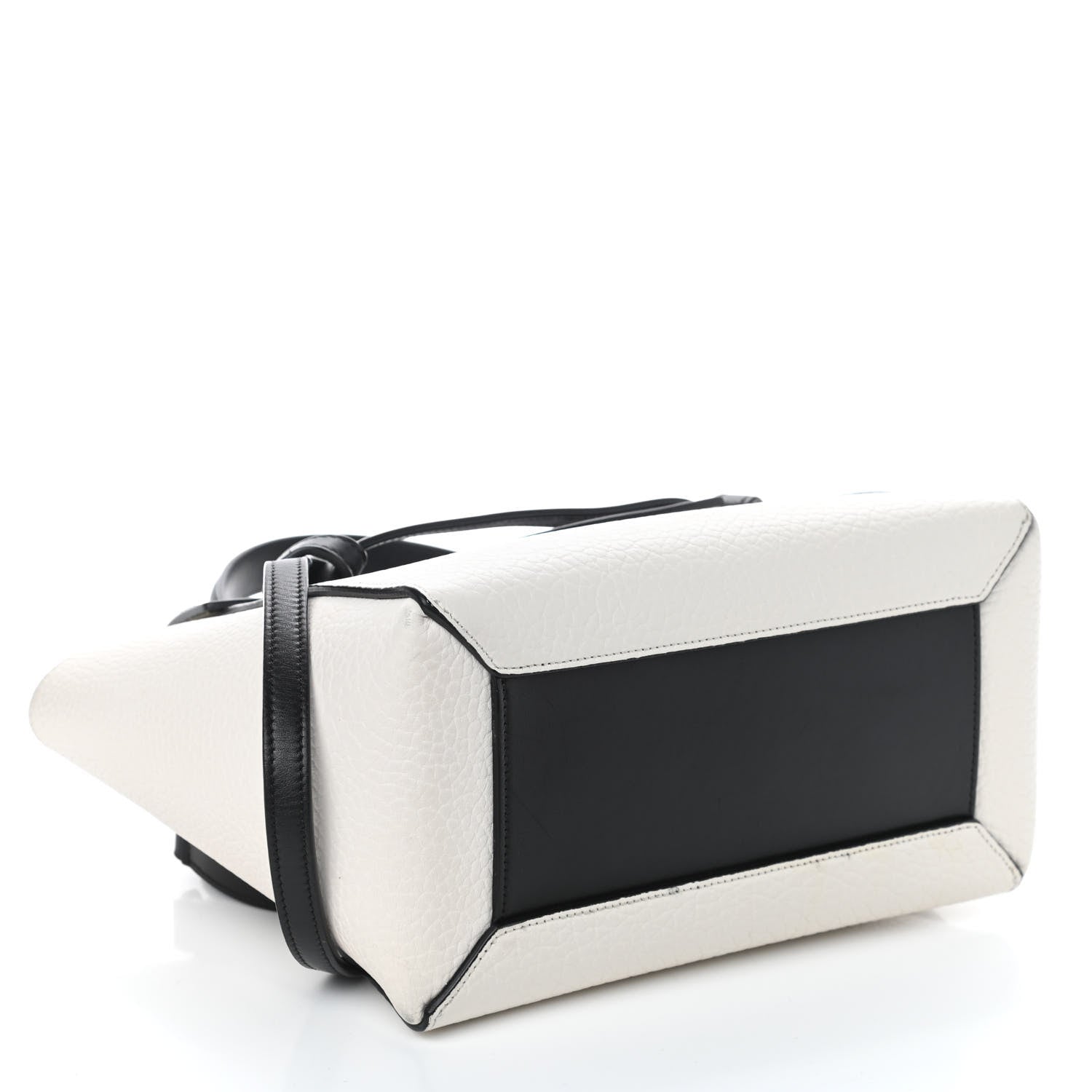 Celine Bullhide Micro Belt Bag Black White 3 of 5