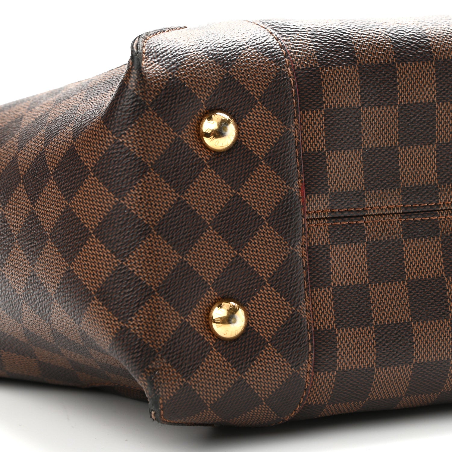 Louis Vuitton Damier Ebene Caissa Hobo Cherry 12 of 20