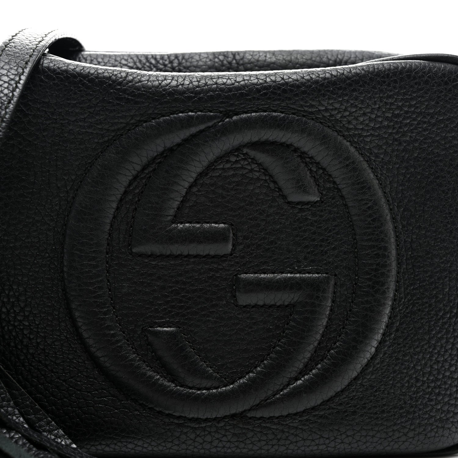 Gucci Pebbled Calfskin Small Soho Disco Bag Black 8 of 14