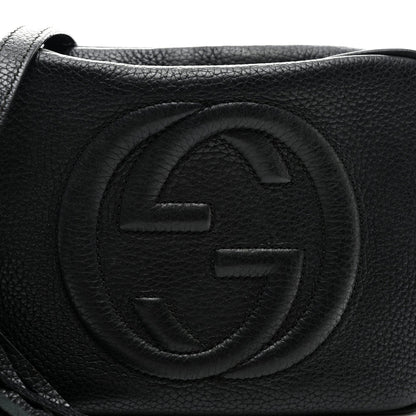 Gucci Pebbled Calfskin Small Soho Disco Bag Black 8 of 14