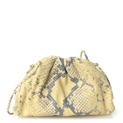 Bottega Veneta Snakeskin The Mini Pouch Cantaloupe 1 of 10