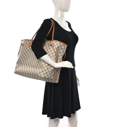 Louis Vuitton Damier Azur Neo Neverfull GM Rose Ballerine 2 of 18