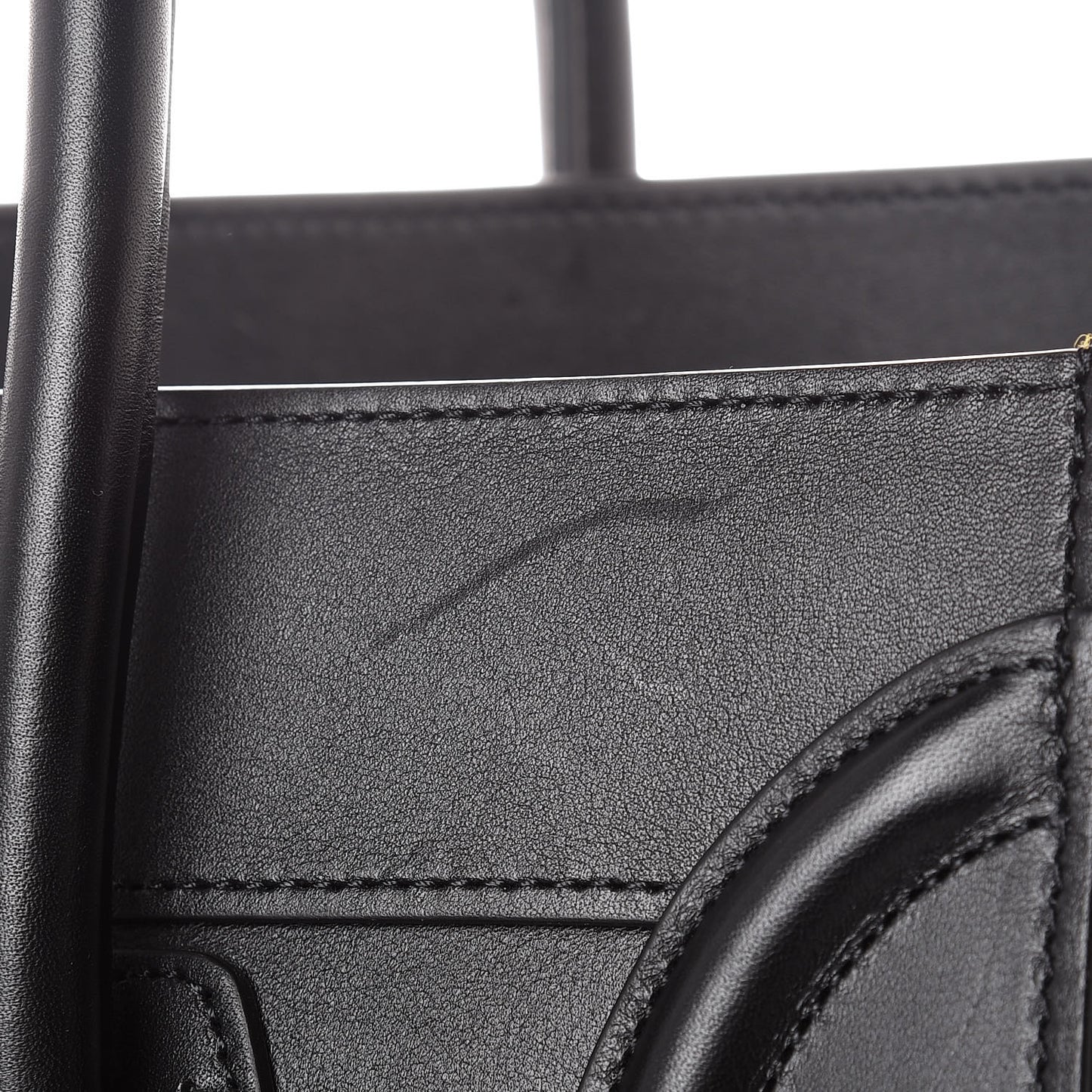 Smooth Calfskin Micro Luggage Black