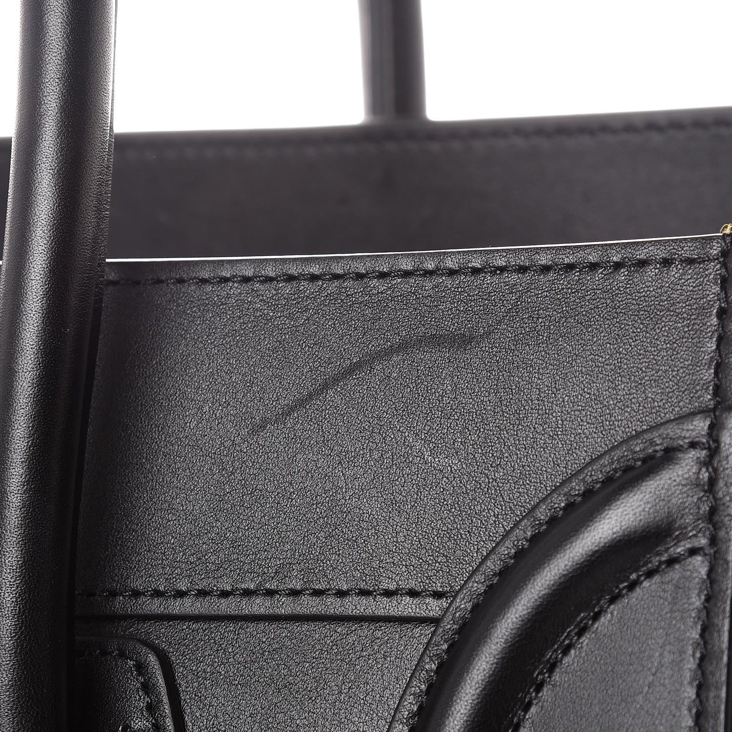 Celine Smooth Calfskin Micro Luggage Black 10 of 11
