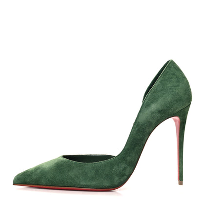 Christian Louboutin Veau Velours Iriza 100 Pumps 40 Fan Fan 1 of 7