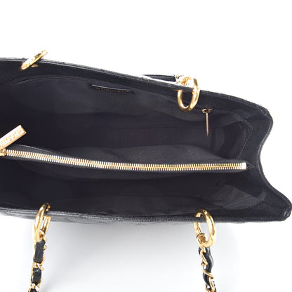 Chanel Caviar Quilted Grand Shopping Tote GST Black 5 of 11
