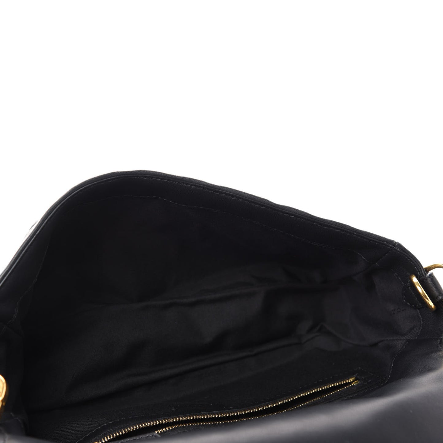 Nappa FF 1974 Embossed Baguette Black