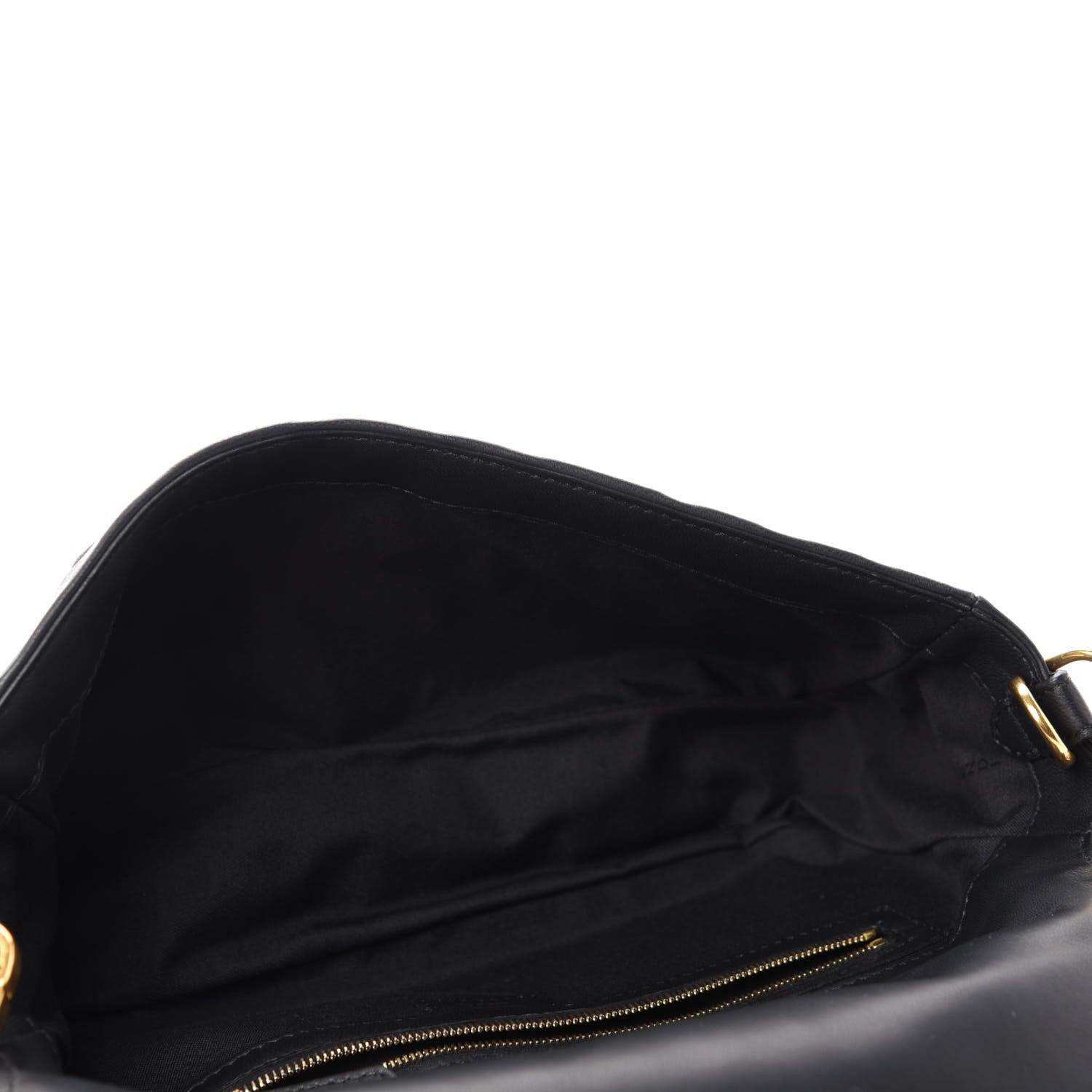 Fendi Nappa FF 1974 Embossed Baguette Black 5 of 10