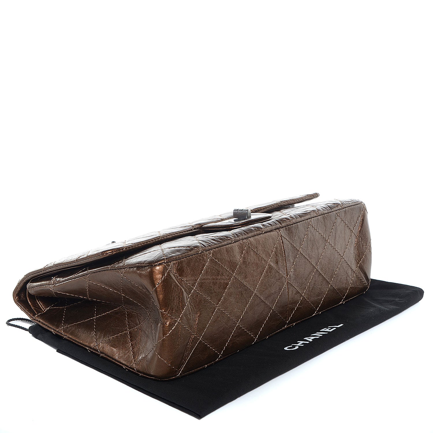 Chanel Aged Calfskin 2.55 Reissue 227 Flap Bronze 4 of 8