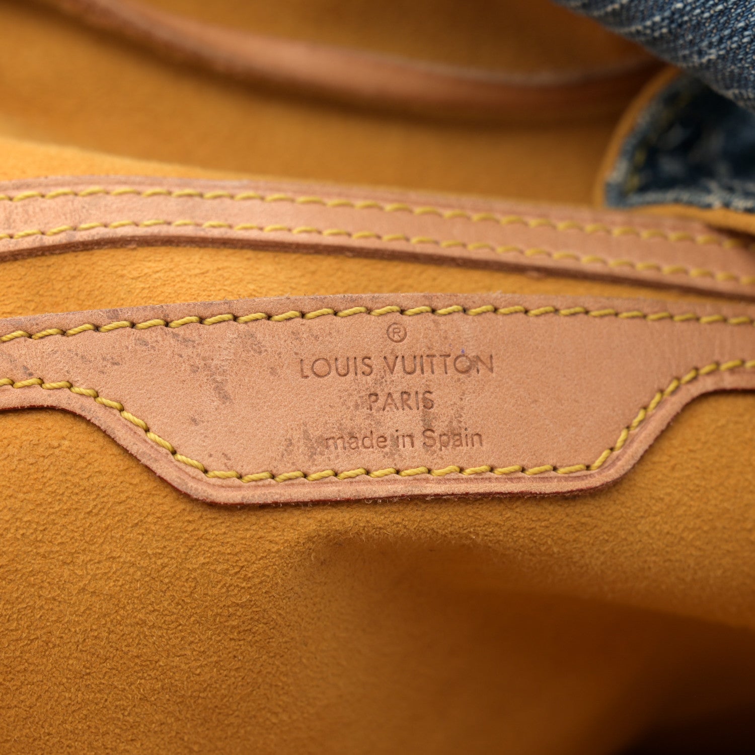 Louis Vuitton Denim Sac a Dos Backpack GM Blue 6 of 14