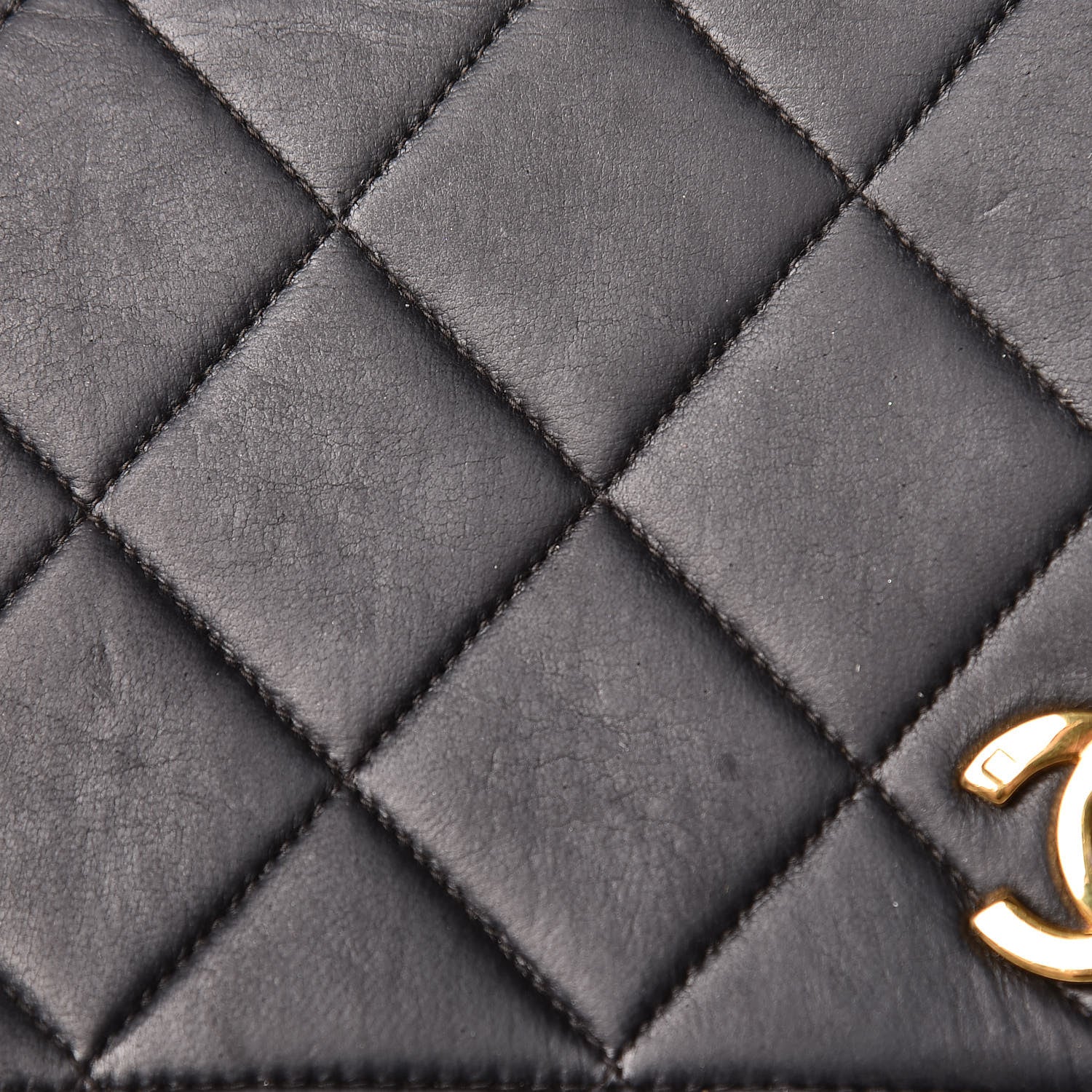 Chanel Lambskin Quilted Shoulder Bag Black 13 of 22