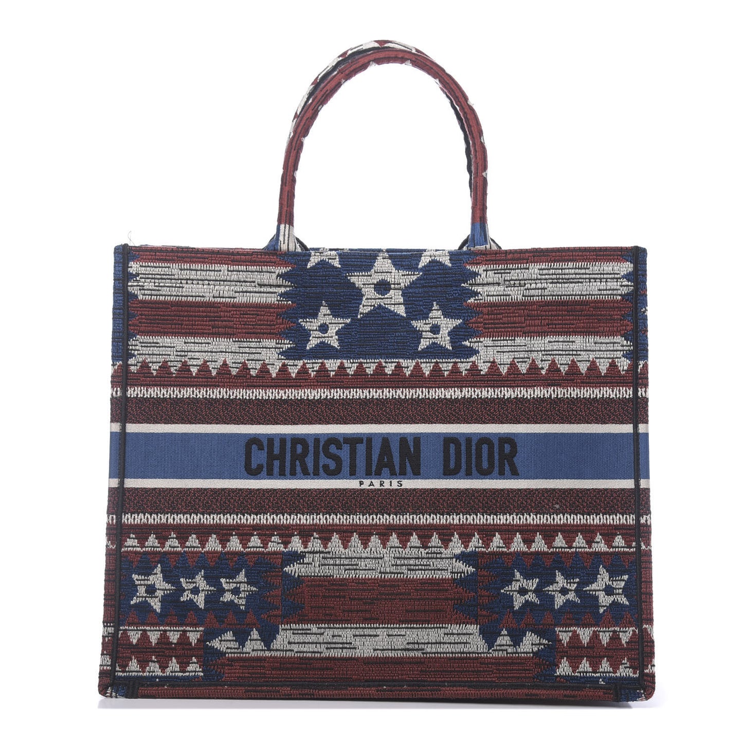 Canvas Embroidered Exclusive US Book Tote Multicolor