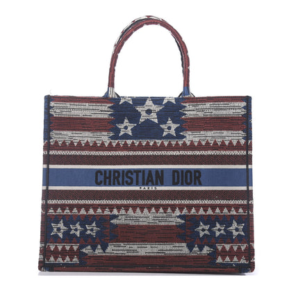 Christian Dior Canvas Embroidered Exclusive US Book Tote Multicolor 1 of 12