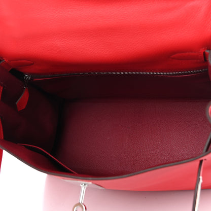 Hermes Evercolor Verso Kelly Retourne 28 Rouge De Coeur Rouge Grenat 5 of 9