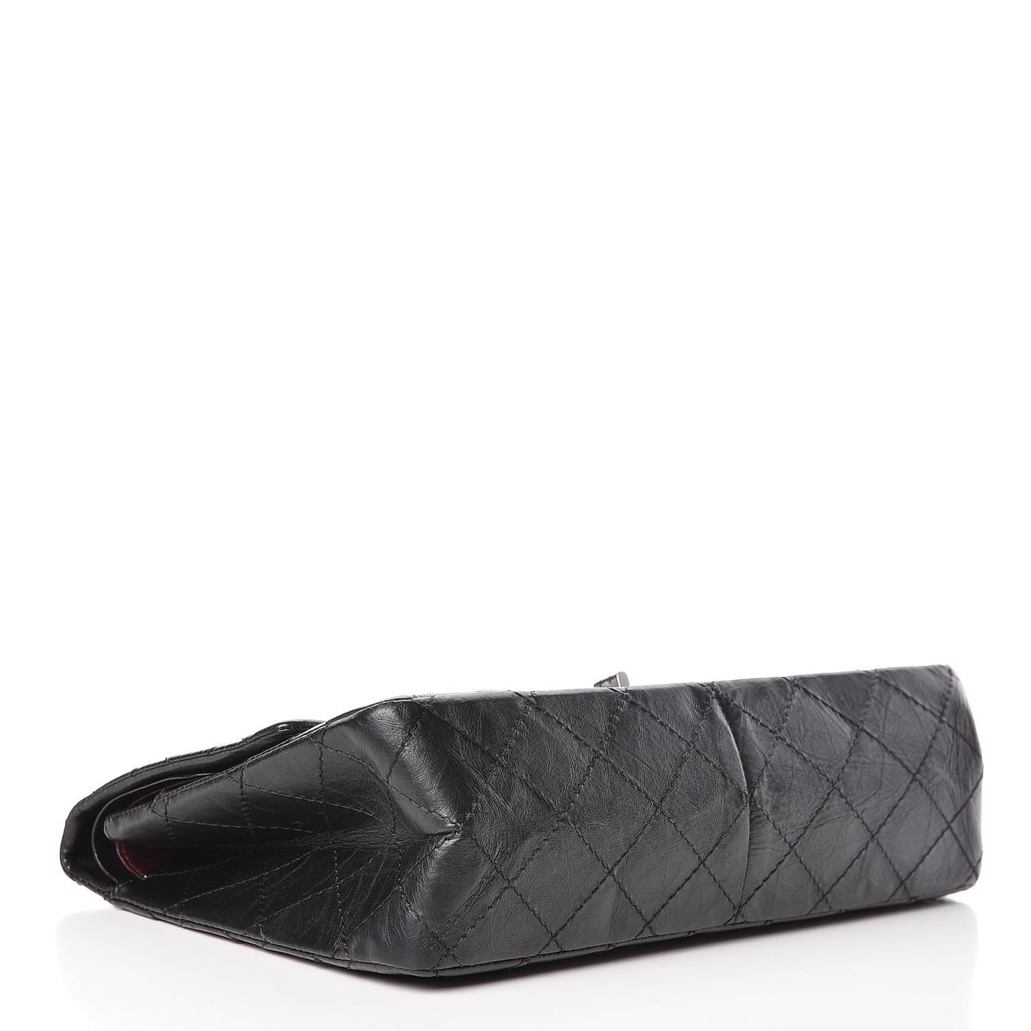 Aged Calfskin Quilted 2.55 Reissue 226 Flap Black